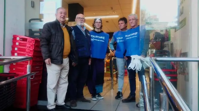 voluntarios del banco de alimentos
