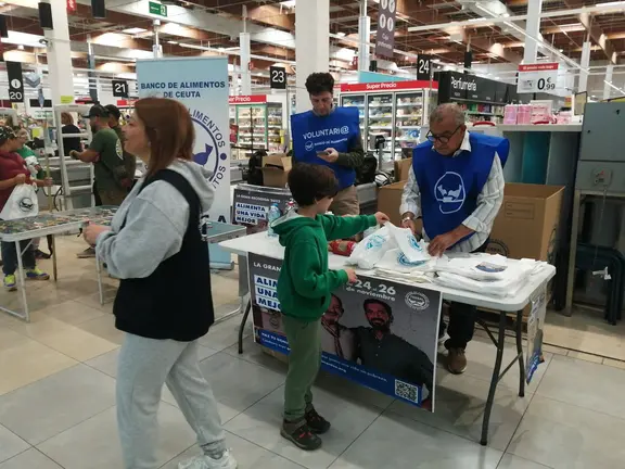 mariscal recogida banco de alimentos