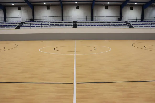 Pista del polideportivo 'Santa Amelia' (Cedida)