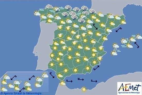 Chubascos y tormentas de Cantábrico a Pirineos y sistema Ibérico