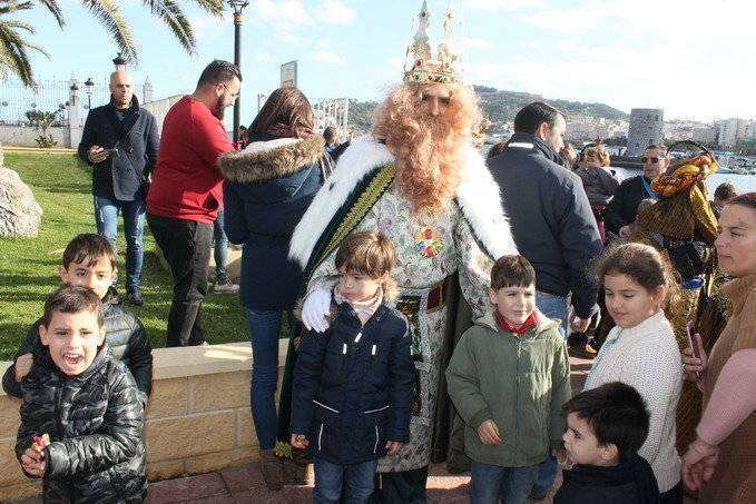Llegada de los Reyes Magos al Muelle de España