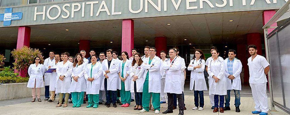 Protesta de médicos interinos en 2017 (C.A./ARCHIVO)