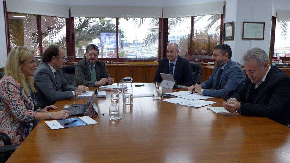 Un momento del encuentro celebrado en la sede de la Autoridad Portuaria de Algeciras (CEDIDA)