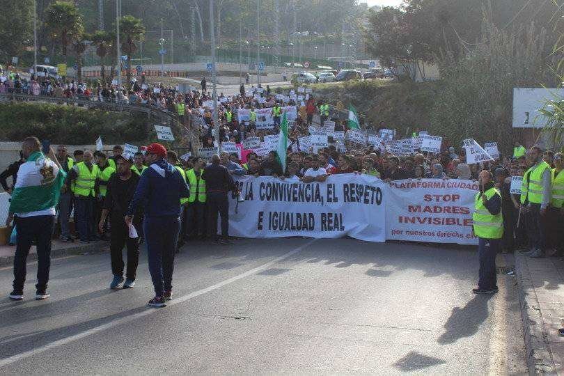 Un momento de la manifestación que recorrió las calles de la ciudad este viernes (C.A./ARCHIVO)