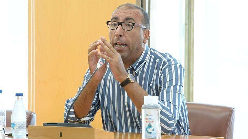 Mohamed Alí, en una sesión plenaria de la Asamblea (C.A./ARCHIVO)