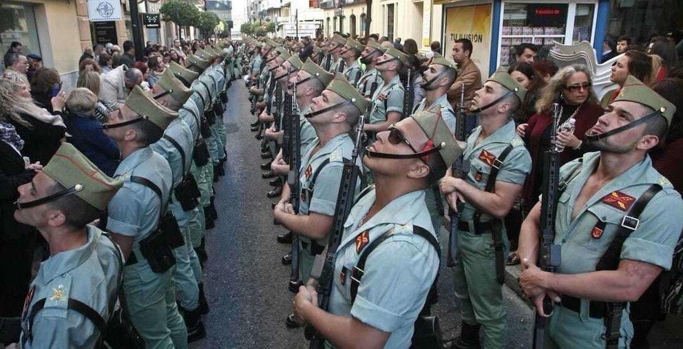 La Legión en Algeciras