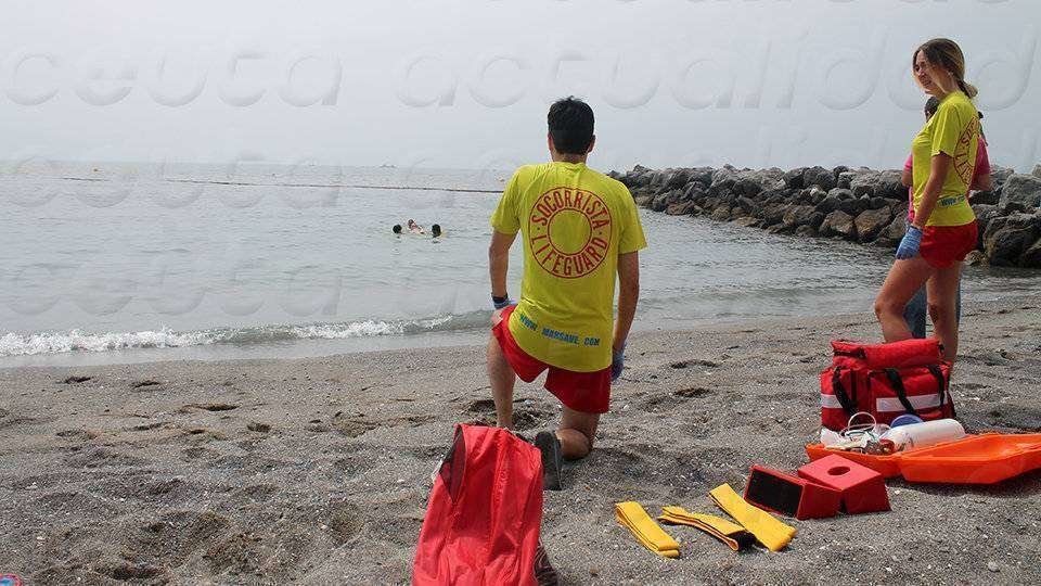 marsave simulacro socorrista playa rescate