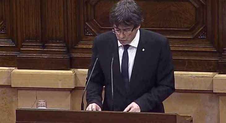 Carles Puigdemont, president de la Generalitat./ RR SS