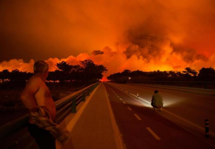 Incendios en Portugal. Twitter.