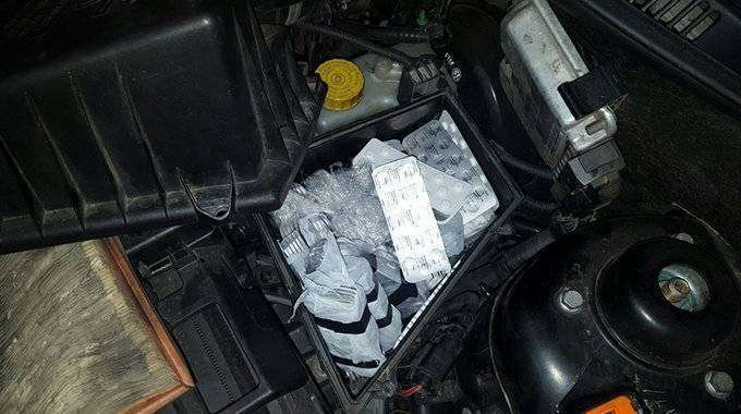 11.310 comprimidos de RiVOTRIL incautados en el interior de un vehículo que trataba de embarcar en el ferri hacia Algeciras  marzo 2017