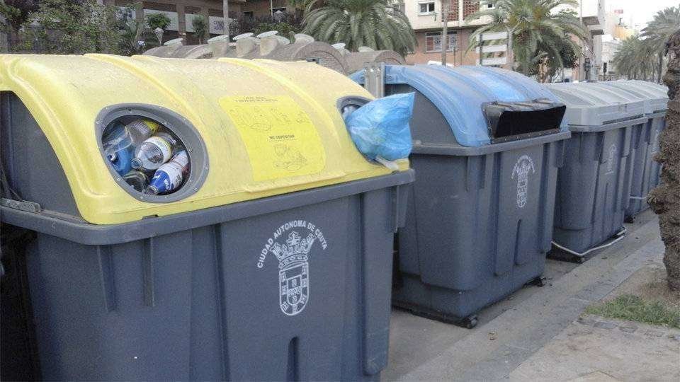 Contenedores para el reciclaje - Ceuta