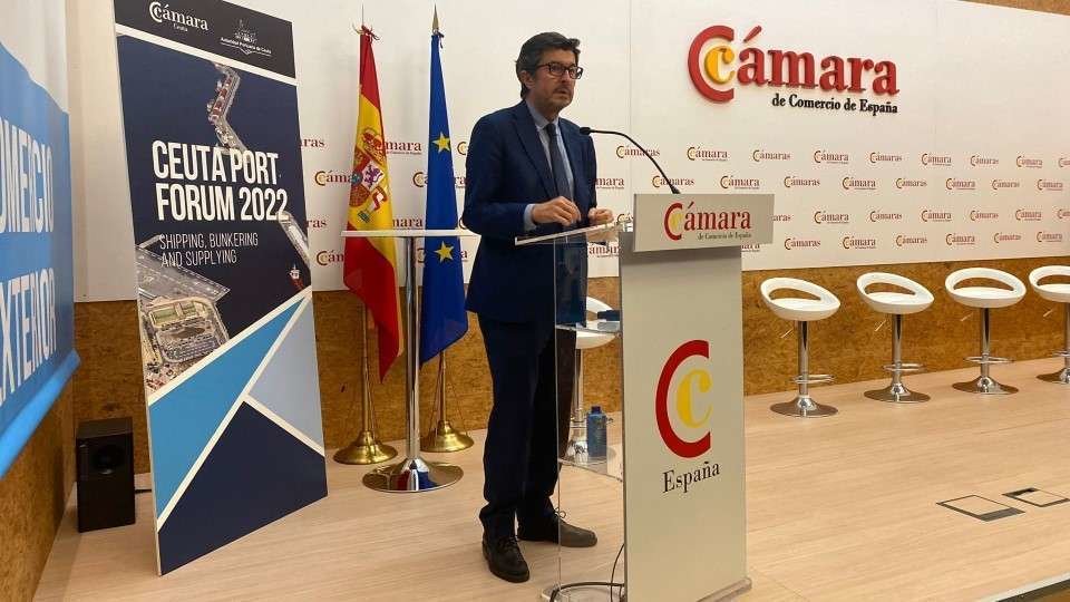  Álvaro Rodriguez Dapena, presidente de Puertos del Estado, este jueves en Madrid. 
