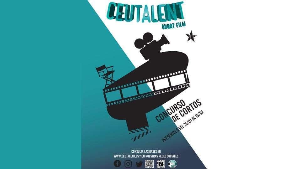 Cartel anunciador del festival «Ceuta Talent Short Film» (REPRODUCCIÓN)