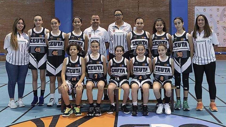Selección femenina de minibasket de Ceuta (FBC)