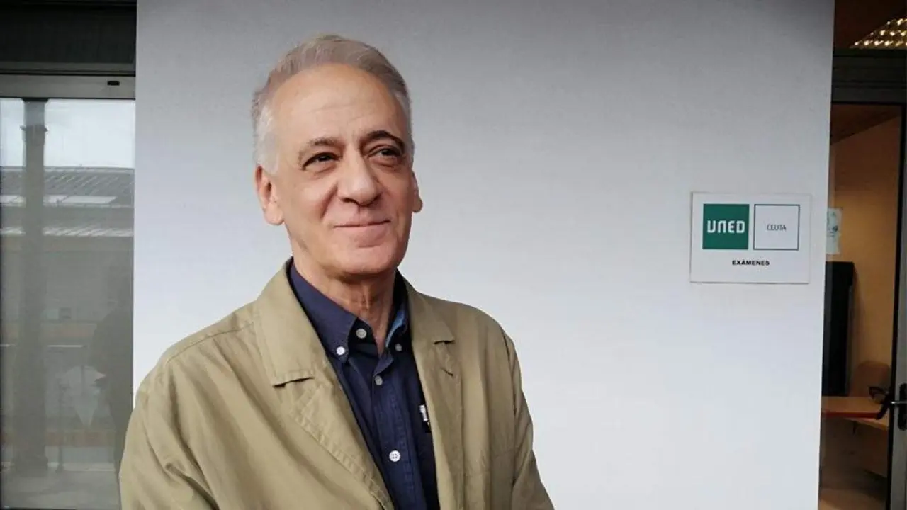 Ignacio Cembrero, este viernes en la sede de la Uned en Ceuta (C.A.)