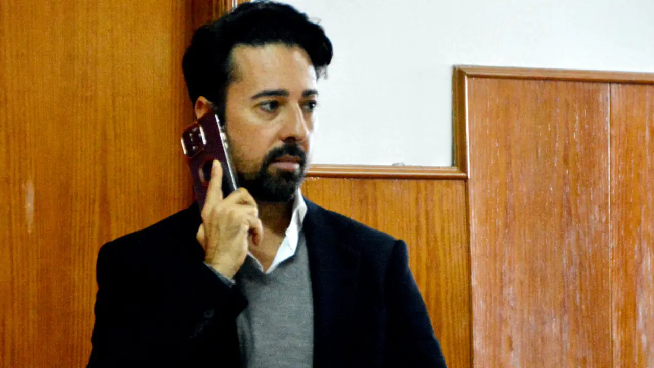  Antonio L&oacute;pez, instantes antes del inicio de su declaraci&oacute;n de este jueves / Alejandro Castillo 