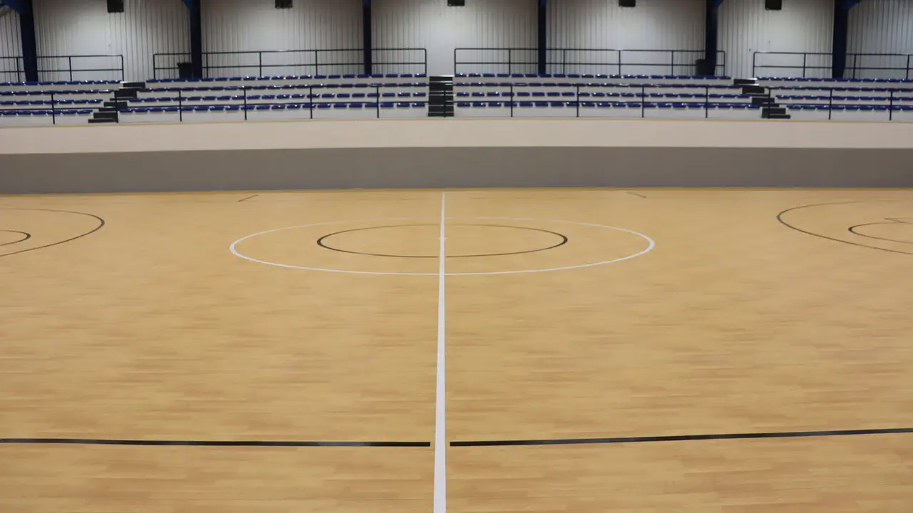 Pista del polideportivo 'Santa Amelia' (Cedida)