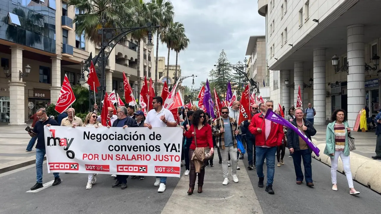 Manifestaci&oacute;n 1 de mayo./ J.A. Gonz&aacute;lez