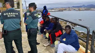 inmigrantes San Amaro desembarco 20 personas