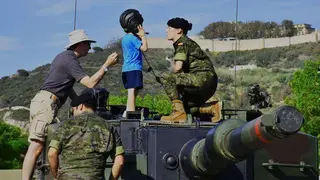 exposici&oacute;n militar
