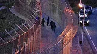 inmigrante salto valla finca berrocal
