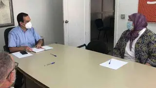 Hern&aacute;ndez, reunido con los representantes de Al-Ambar (CEDIDA)