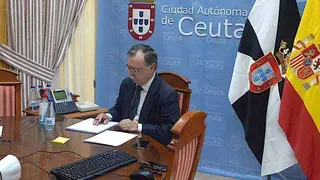 Vivas, durante su participaci&oacute;n en la Conferencia de Presidentes, celebrada por videoconferencia (CEDIDA)