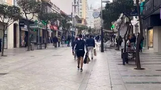 calle viandantes