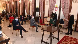 Acto de la firma de los convenios con los puertos andaluces