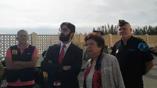 Visita de la delegada del Gobierno, Salvadora Mateos, a la Frontera del Tarajal