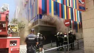 Incendio edificio colores
