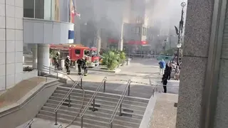 Incendio hotel Puerta de &Aacute;frica (C.A.)
