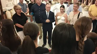Recepci&oacute;n a las gimnastas ceut&iacute;es