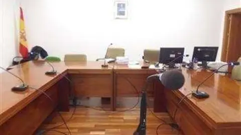 sala de los juzgados