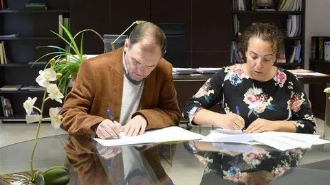 Rabea Mohamed C&aacute;ritas convenio 