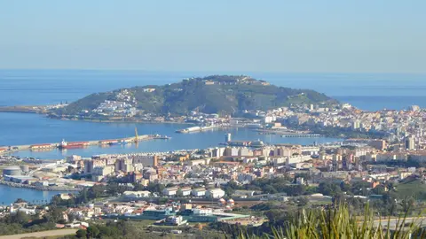 panoramica vista ceuta