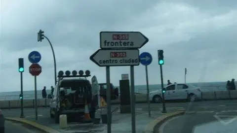 carretera N-352 frontera