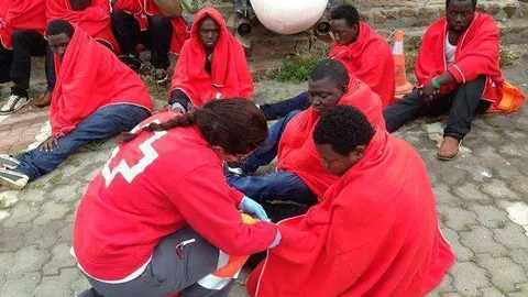 inmigrantes en el monte hacho 13 enero