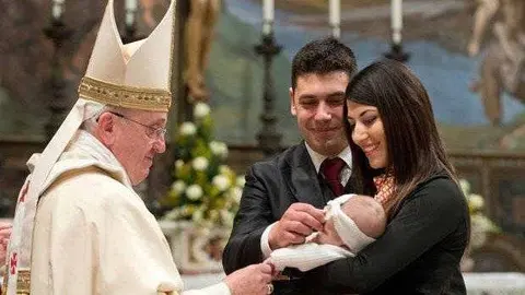 bautizo papa francisco