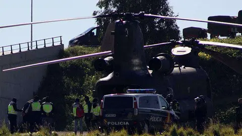 yihadismo helic&oacute;ptero traslado detenidos enero 2015