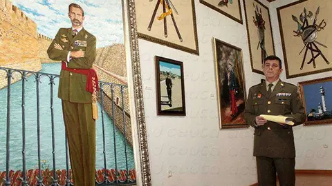 retrato rey felipe VI casino militar antonio polo
