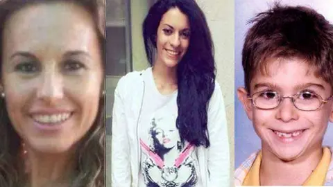Manuela Chavero, Diana Quer y Yeremi Vargas.