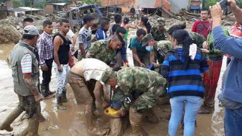 Avalancha en Colombia/ E.D.