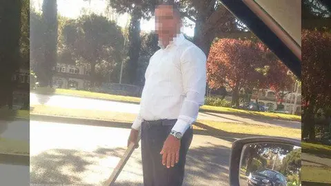 agresor taxista