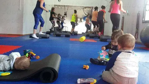 clase con bebes