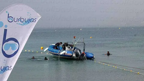 burbujas submarinista