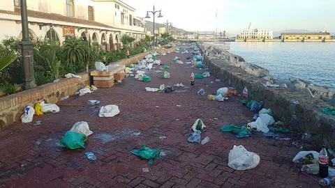 suciedad poblado marinero