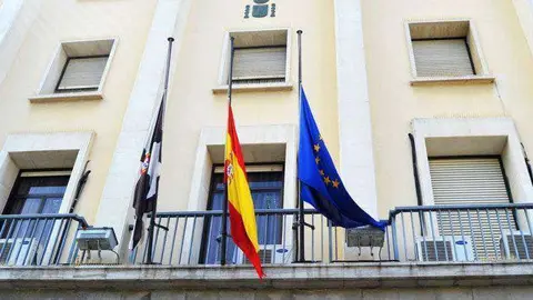 bandera fachada delegaci&oacute;n