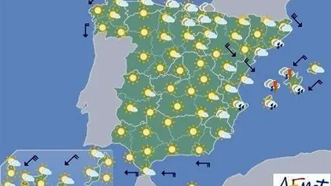 Ma&ntilde;ana, fuertes chubascos en Catalu&ntilde;a, Valencia e Islas Baleares