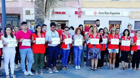 Cruz Roja minuto de silencio